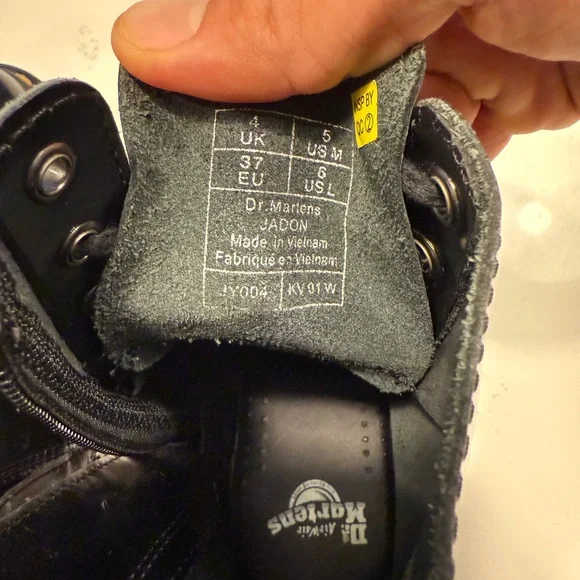 Dr. Martens Black Platform Boots doc martens Jadon boots - Picture 6 of 10